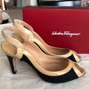 Salvatore Ferragamo peep-toe pumps